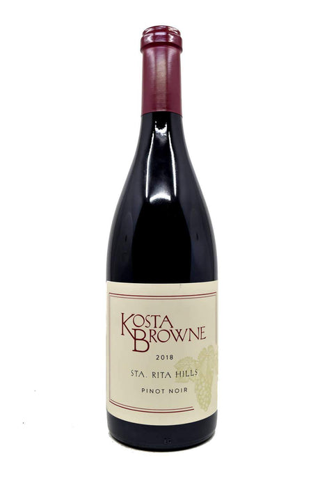Bottle of Kosta Browne Santa Rita Hills Pinot Noir 2018-Red Wine-Flatiron SF
