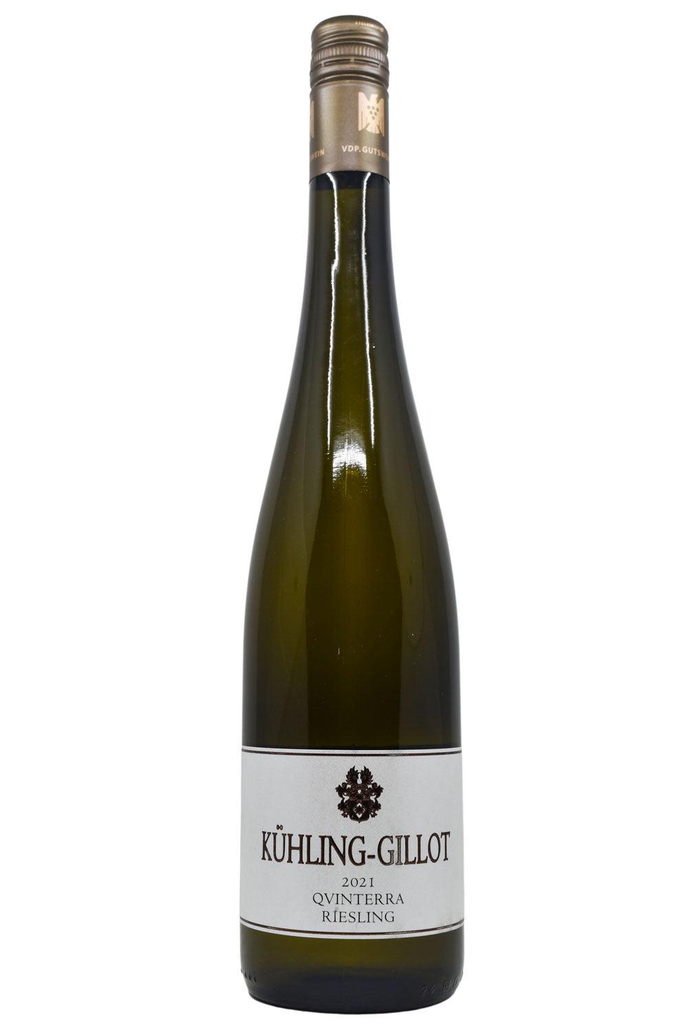 Bottle of Kuhling-Gillot Riesling Feinherb Qvinterra 2021-White Wine-Flatiron SF