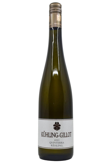 Bottle of Kuhling-Gillot Riesling Feinherb Qvinterra 2021-White Wine-Flatiron SF