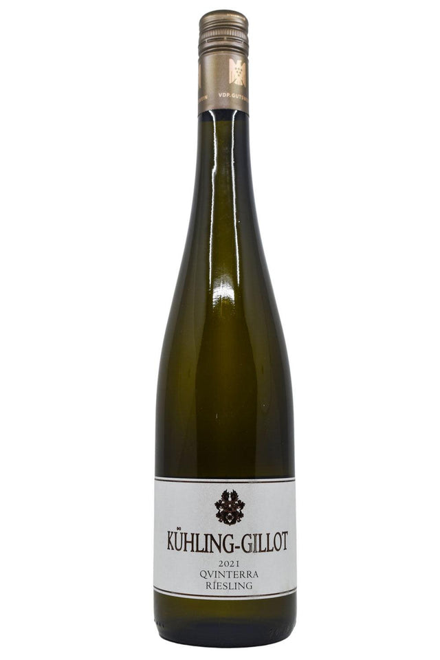 Bottle of Kuhling-Gillot Riesling Feinherb Qvinterra 2021-White Wine-Flatiron SF