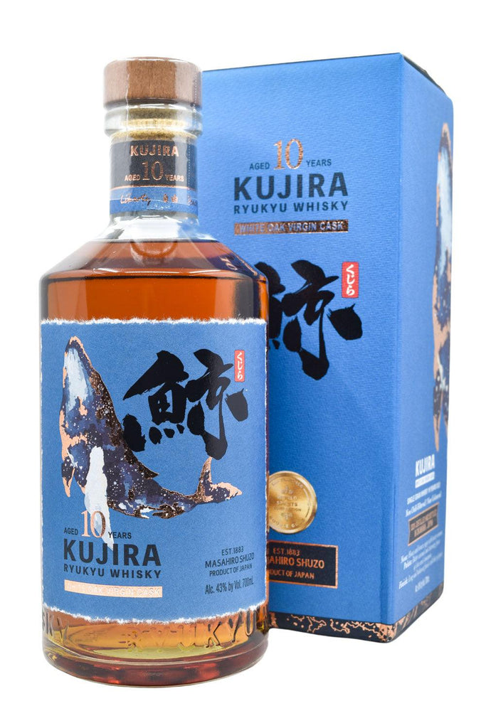 Bottle of Kujira Ryukyu 10 Year White Oak Virgin Cask Whisky (700ml)-Spirits-Flatiron SF