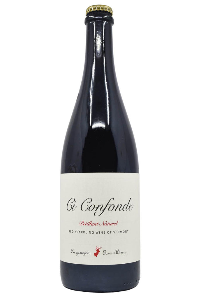 Bottle of La Garagista Farm & Winery Vermont Sparkling Red Wine Ci Confonde Rosso 2020-Sparkling Wine-Flatiron SF
