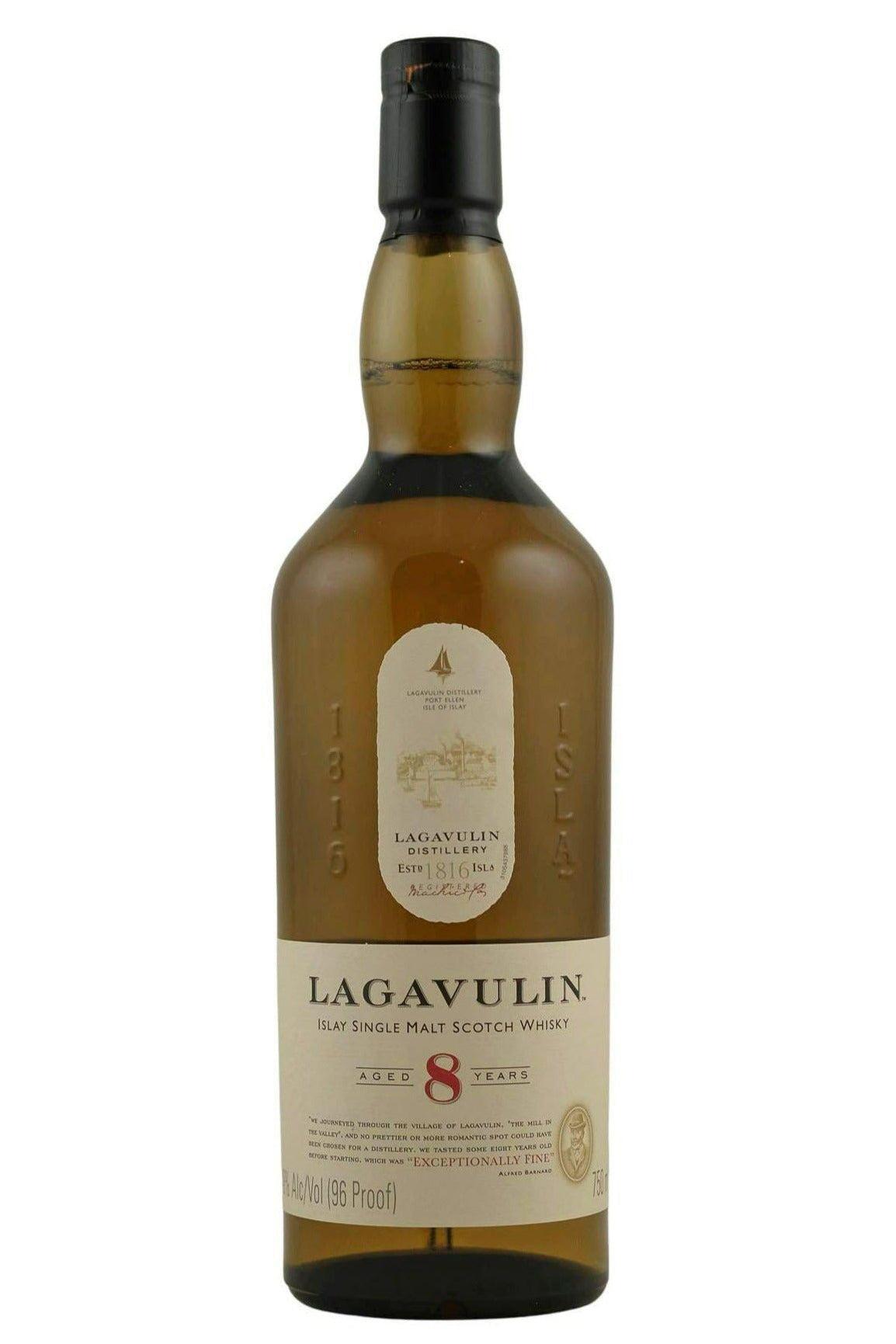 Bottle of Lagavulin 8 Year Old Islay Single Malt Scotch Whisky-Spirits-Flatiron SF