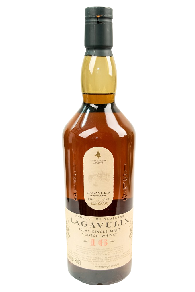 Bottle of Lagavulin Single Malt Scotch 16 Year-Spirits-Flatiron SF