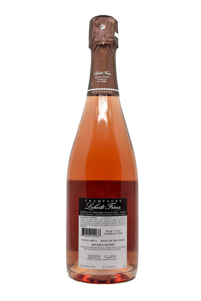 Bottle of Laherte Freres Champagne Rose de Meunier Extra Brut NV-Sparkling Wine-Flatiron SF