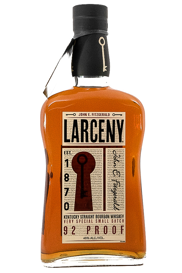 Bottle of Larceny Bourbon-Spirits-Flatiron SF
