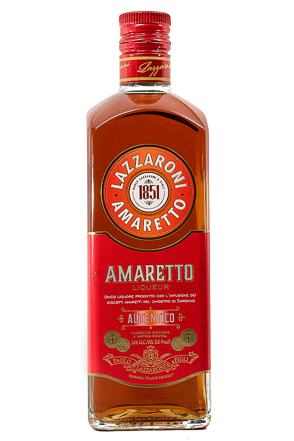 Bottle of Lazzaroni Amaretto-Spirits-Flatiron SF