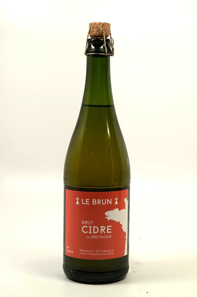Bottle of Le Brun Bretagne Brut Cidre (Brittany)-Cider-Flatiron SF