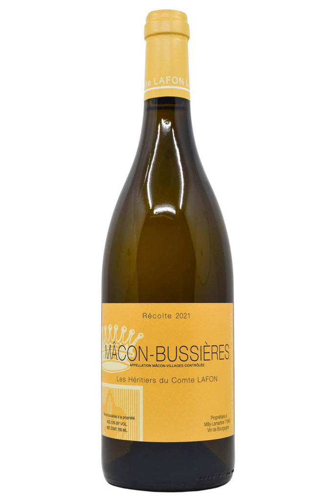 Bottle of Les Heritiers du Comte Lafon Macon-Bussieres 2021-White Wine-Flatiron SF