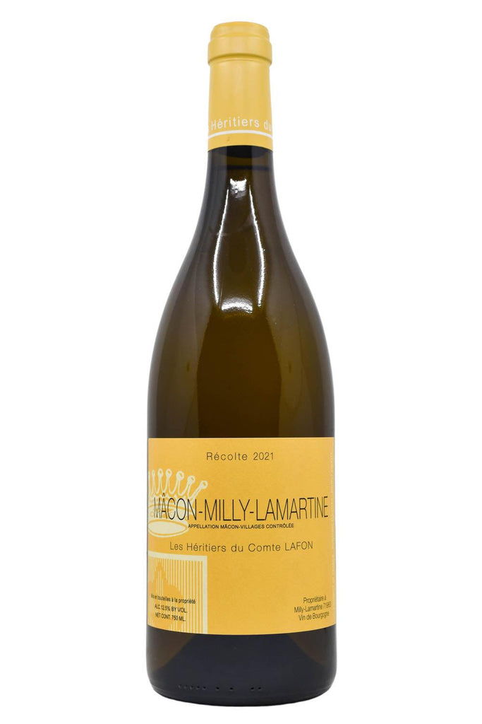 Bottle of Les Heritiers du Comte Lafon Macon-Milly-Lamartine 2021-White Wine-Flatiron SF