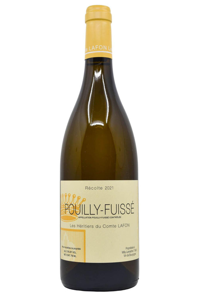 Bottle of Les Heritiers du Comte Lafon Pouilly-Fuisse 2021-White Wine-Flatiron SF