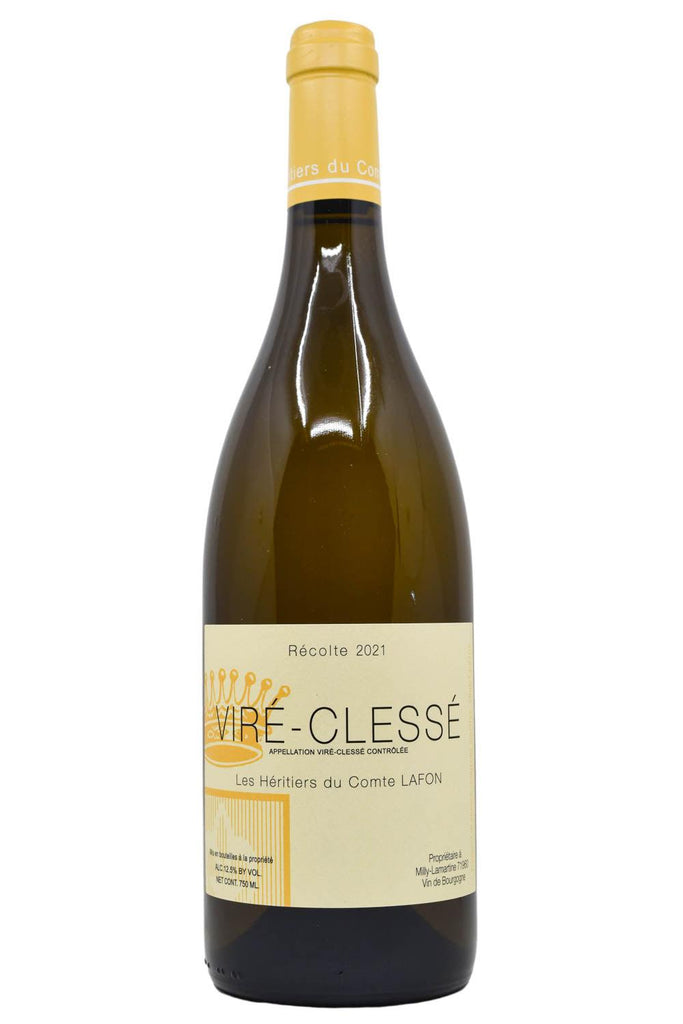 Bottle of Les Heritiers du Comte Lafon Vire-Clesse 2021-White Wine-Flatiron SF