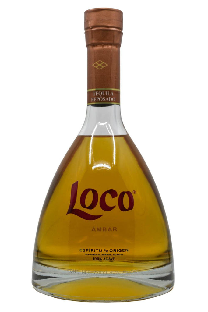 Bottle of Loco Tequila Reposado Ambar-Spirits-Flatiron SF