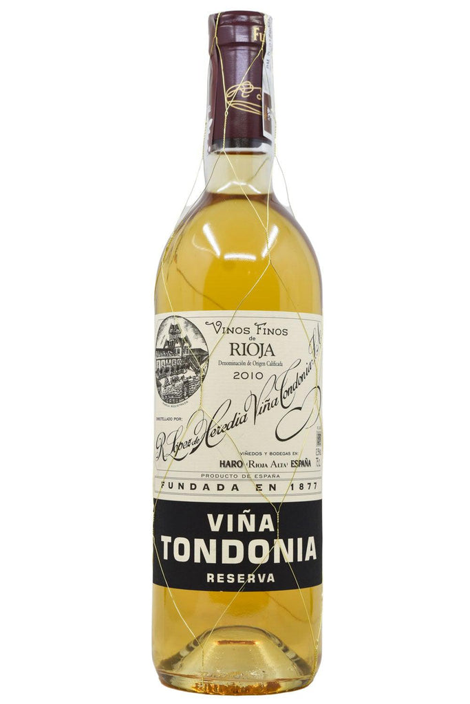 Bottle of Lopez de Heredia Rioja Vina Tondonia Blanco Reserva 2010-White Wine-Flatiron SF