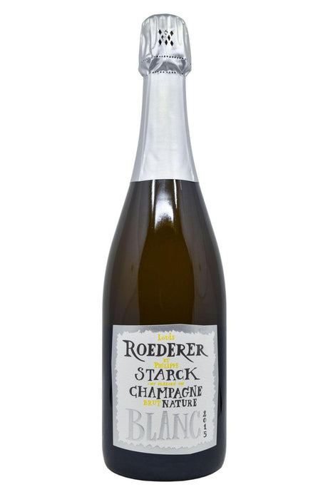 Bottle of Louis Roederer Champagne Brut Nature Philippe Starck 2015-Sparkling Wine-Flatiron SF