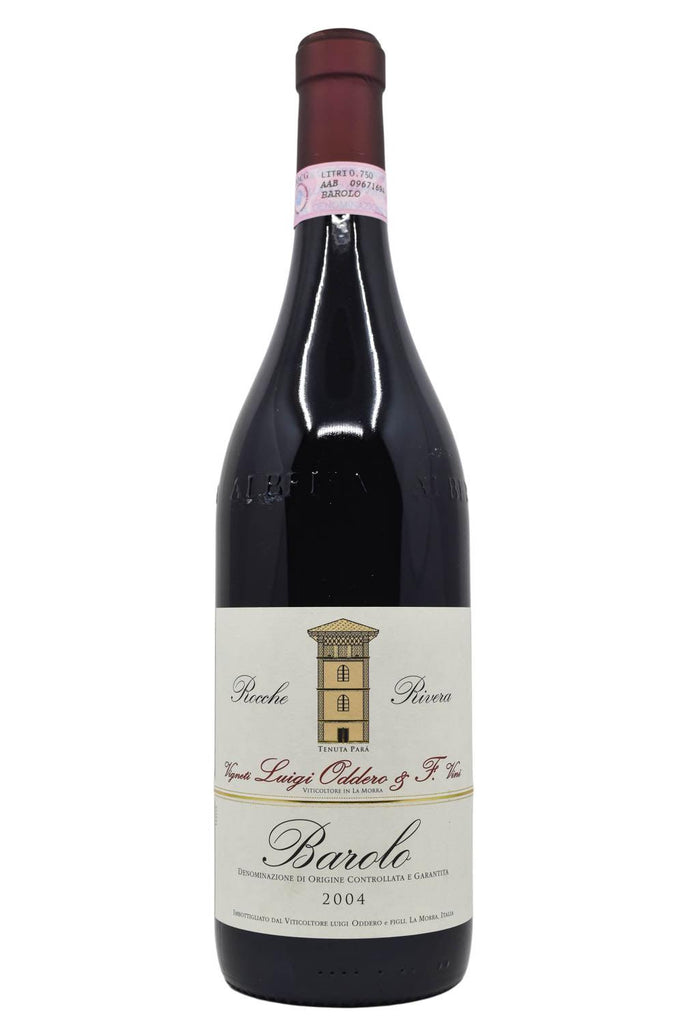 Bottle of Luigi Oddero Barolo Rocche Rivera 2004-Red Wine-Flatiron SF