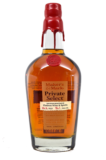Bottle of Maker's Mark Flatiron Wine and Spirits Private Selection Kentucky Straight Bourbon 112.2 proof-Spirits-Flatiron SF