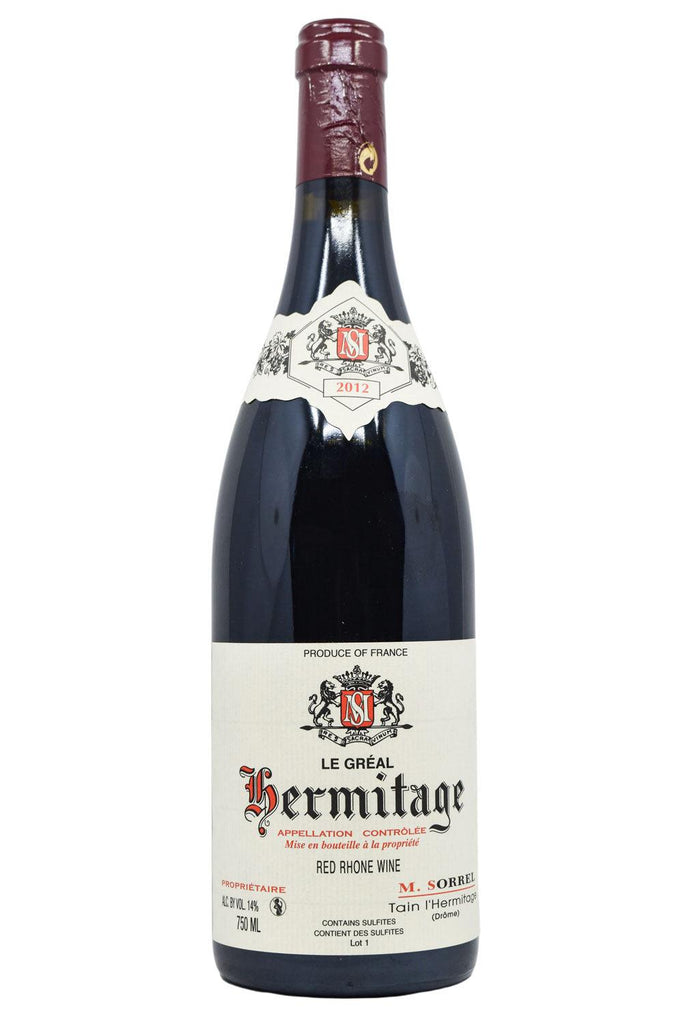 Bottle of Marc Sorrel Hermitage Le Greal 2012-Red Wine-Flatiron SF