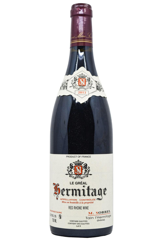 Bottle of Marc Sorrel Hermitage Le Greal 2013-Red Wine-Flatiron SF