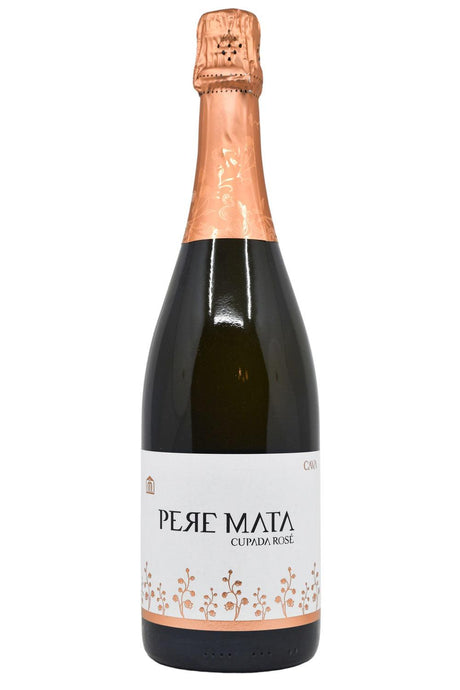 Bottle of Mata I Coloma (Pere Mata) Cava Rose Brut Nature NV-Sparkling Wine-Flatiron SF