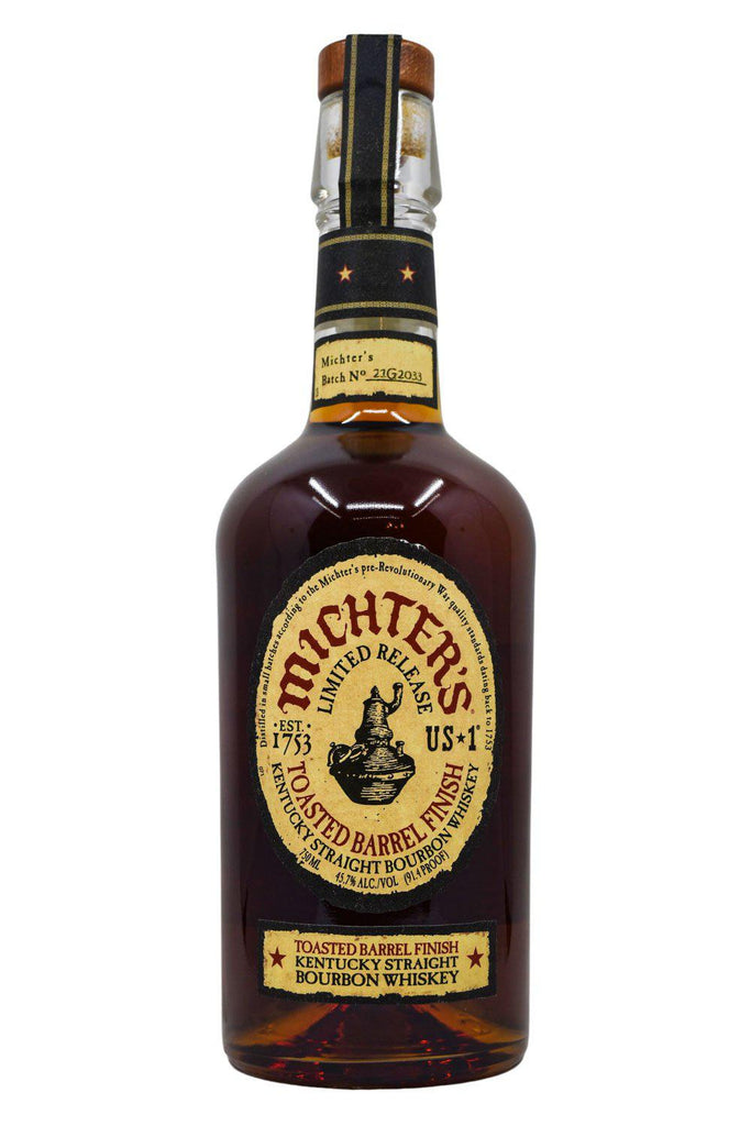 Bottle of Michter's US*1 Limited Release Toasted Barrel Finish Bourbon Whiskey-Spirits-Flatiron SF