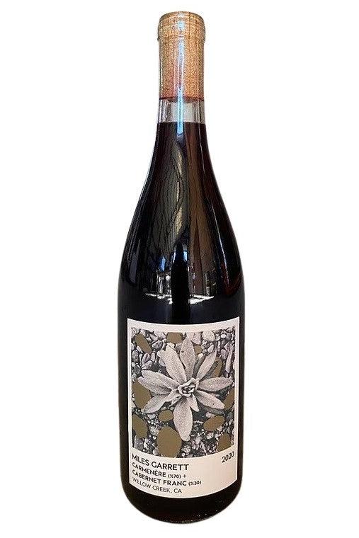Bottle of Miles Garrett Willow Creek Carmenere/Cabernet Franc 2020-Red Wine-Flatiron SF