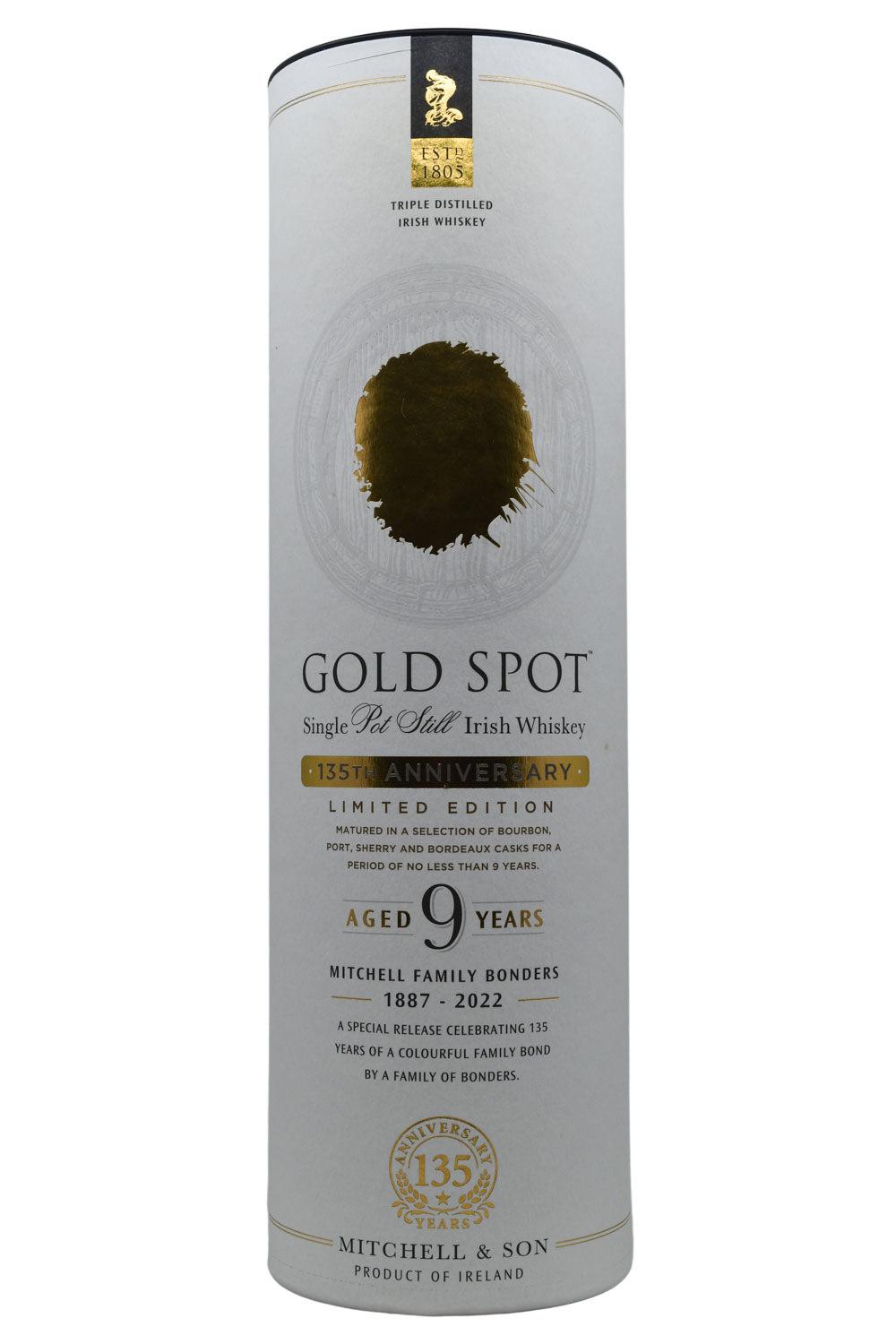 Bottle of Mitchell & Son Gold Spot 9 Year Old Single Pot Still Irish Whiskey 135th Anniversary-Spirits-Flatiron SF