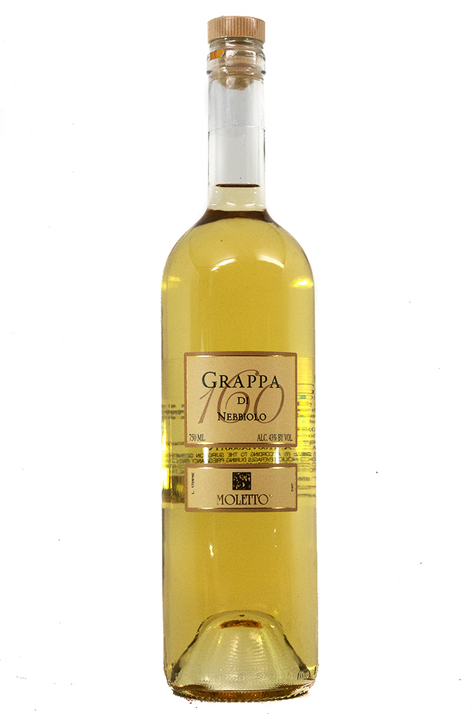 Bottle of Moletto Nebbiolo Grappa-Spirits-Flatiron SF