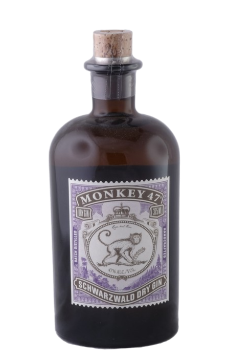 Bottle of Monkey 47 Schwarzwald Dry Gin (375ml)-Spirits-Flatiron SF