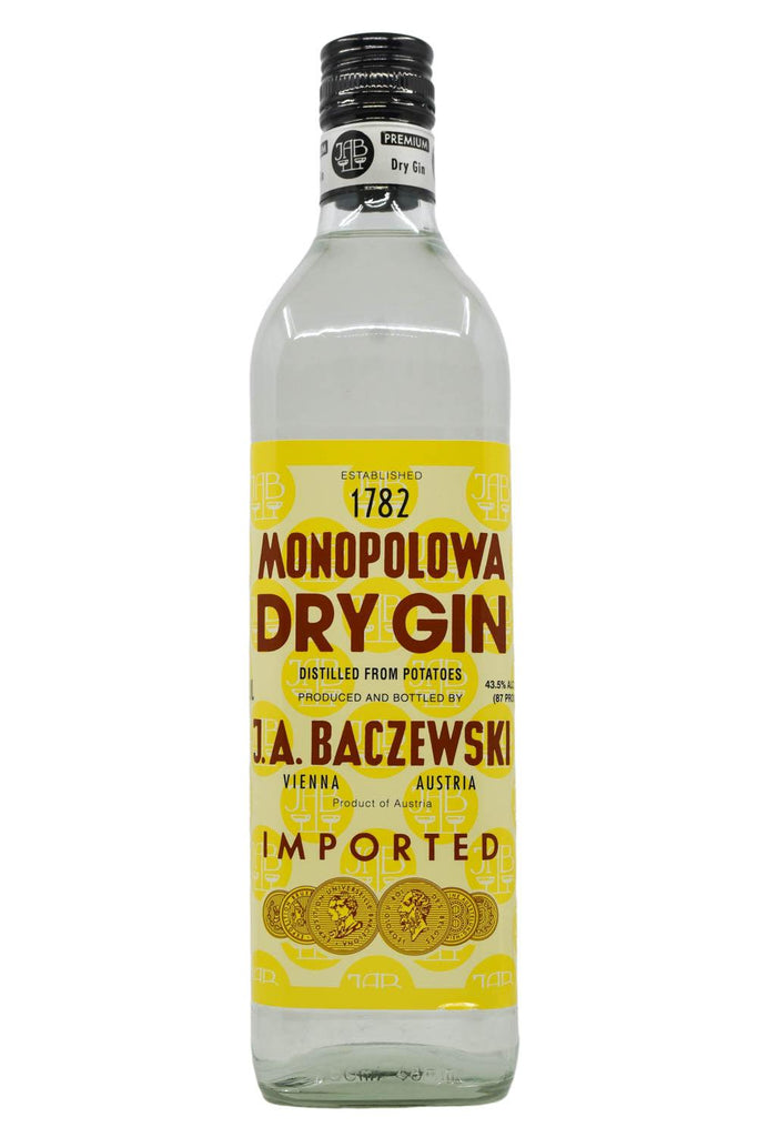Bottle of Monopolowa Gin-Spirits-Flatiron SF