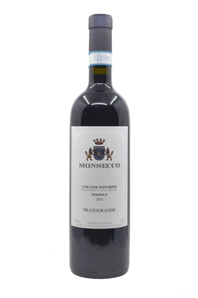 Bottle of Monsecco Nebbiolo Colline Novaresi Pratogrande 2016-Red Wine-Flatiron SF