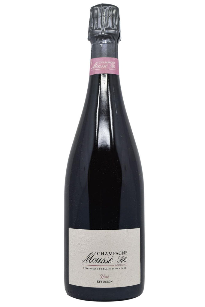 Bottle of Mousse Fils Champagne Rose Perpetuelle de Blanc et de Rouge Effusion NV-Sparkling Wine-Flatiron SF