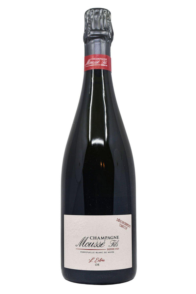 Bottle of Mousse Fils Champagne l'Extra Or Perpetuelle BdN Degorgement Tardif NV-Sparkling Wine-Flatiron SF