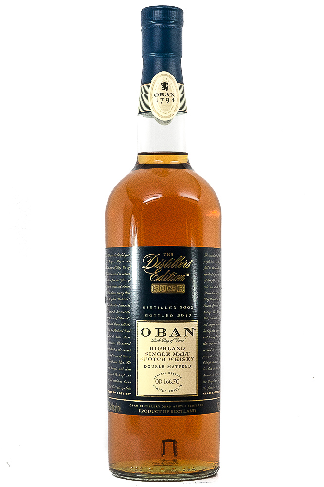Bottle of Oban Distillers Edition Single Malt Scotch Whisky-Spirits-Flatiron SF