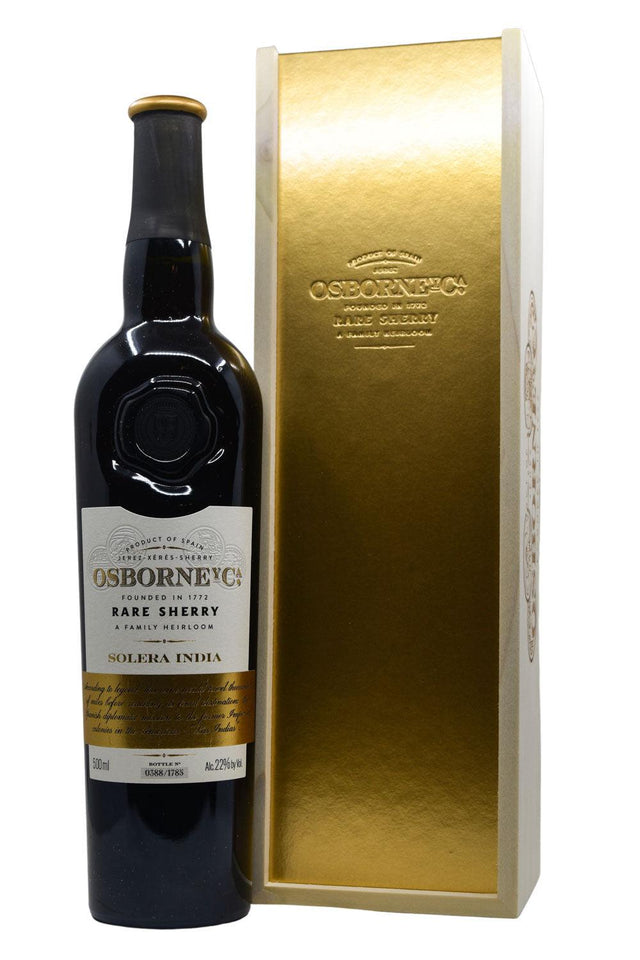 Bottle of Osborne Solera India Oloroso Sherry (500ml)-Fortified Wine-Flatiron SF