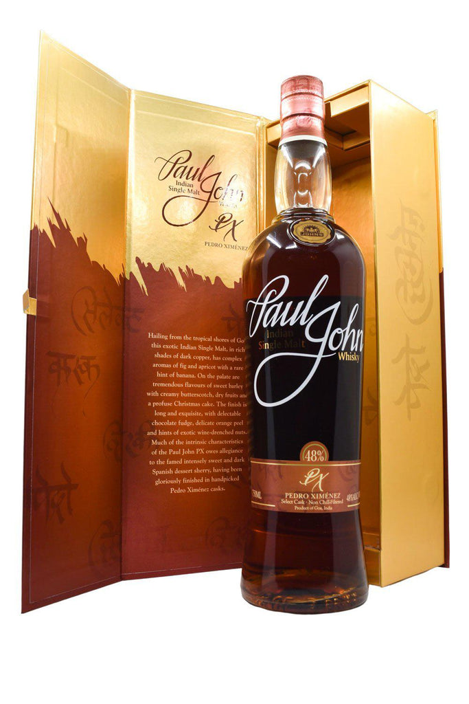 Bottle of Paul John PX Select Cask Single Malt Indian Whisky-Spirits-Flatiron SF