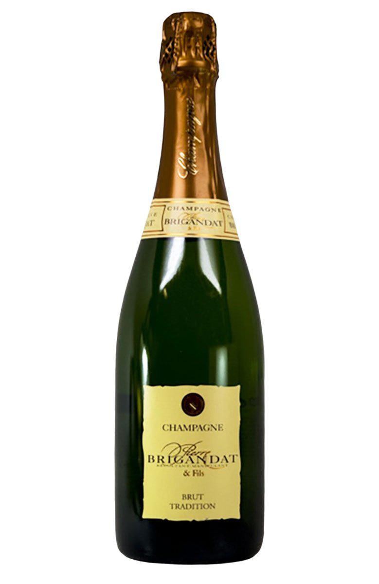 Bottle of Pierre Brigandat Champagne Brut Tradition NV-Sparkling Wine-Flatiron SF