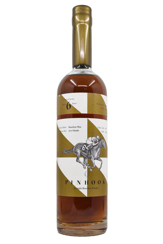 Bottle of Pinhook Straight Bourbon Whiskey War Vertical Series 6 Year-Spirits-Flatiron SF