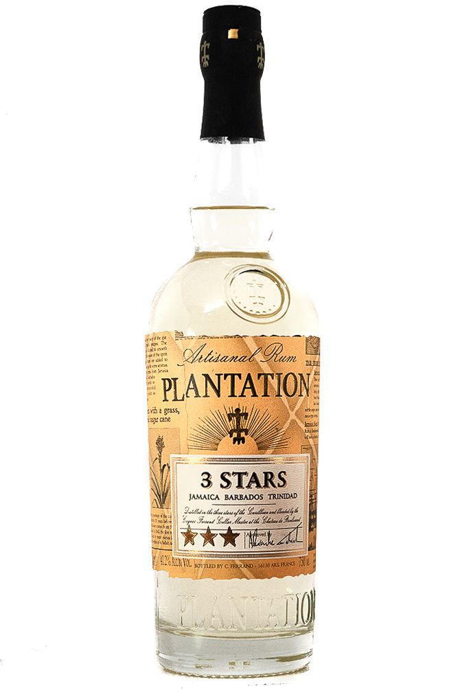 Bottle of Plantation 3 Stars White Rum-Spirits-Flatiron SF