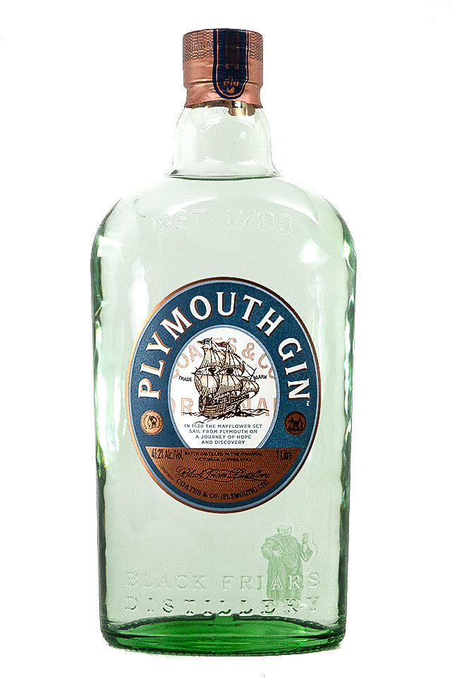 Bottle of Plymouth Gin (1L)-Spirits-Flatiron SF