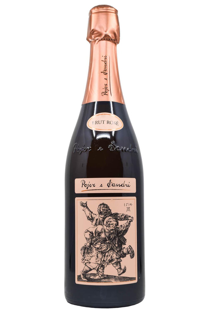 Bottle of Pojer e Sandri Vino Spumante Brut Rose NV-Sparkling Wine-Flatiron SF