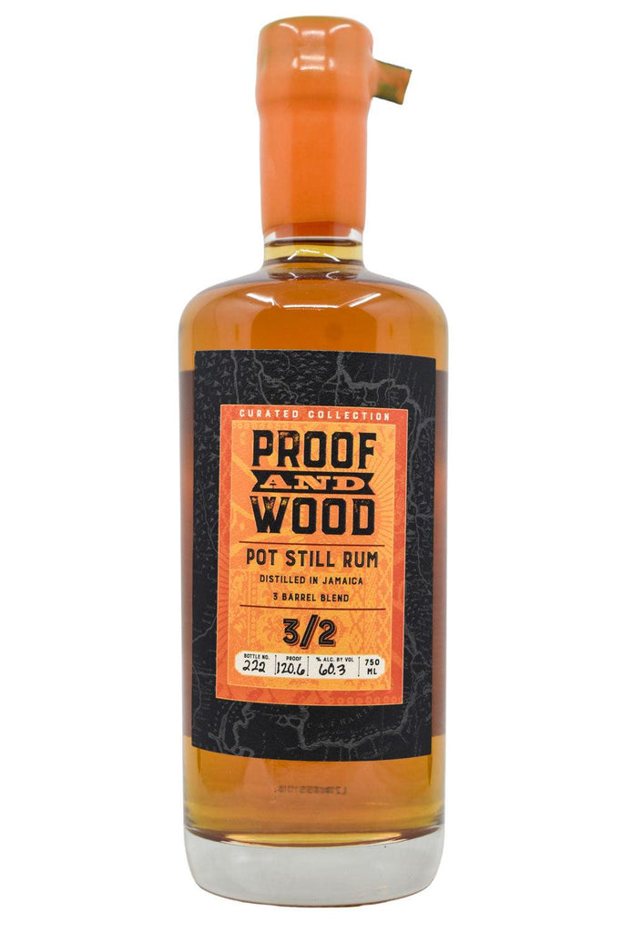 Bottle of Proof and Wood 3/2 Pot Still Rum-Spirits-Flatiron SF