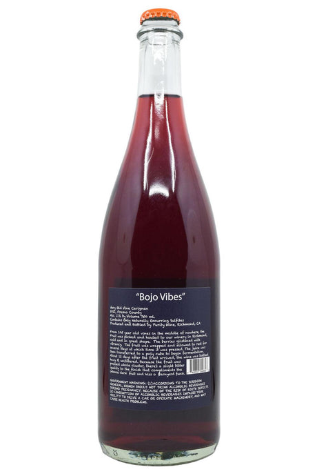 Bottle of Purity Wine Carignane Bojo Vibes Pet Nat NV-Sparkling Wine-Flatiron SF