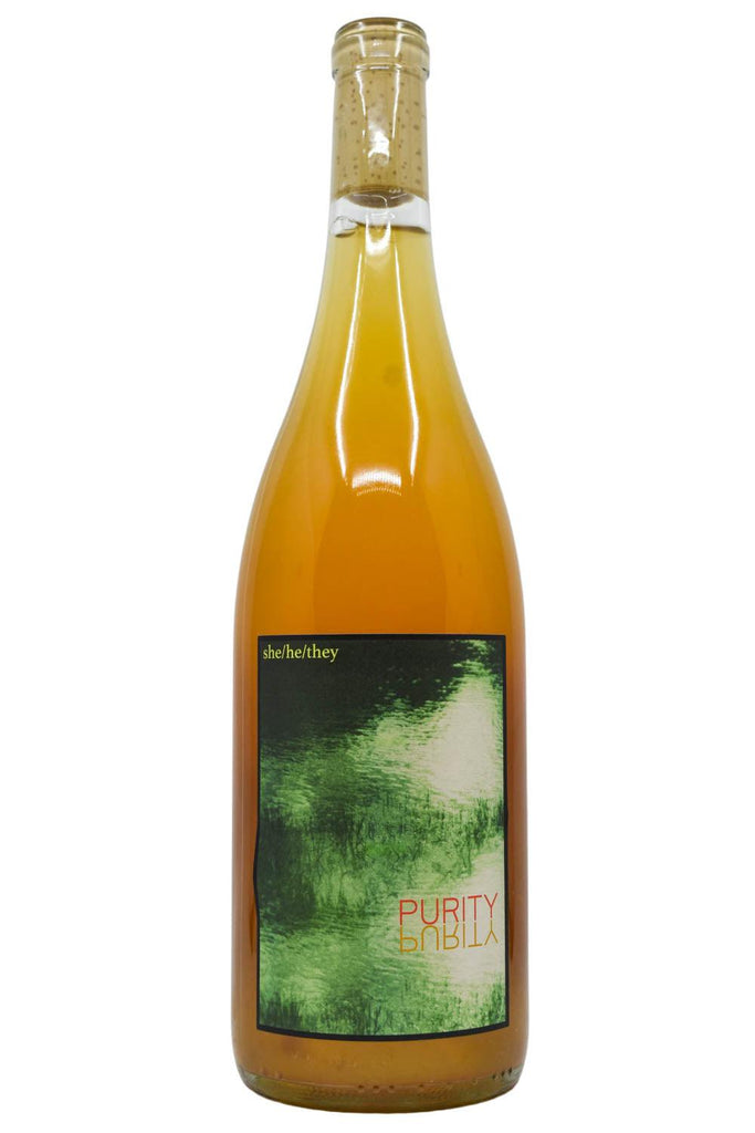 Bottle of Purity Wine Lodi Skin-Contact Muscat she/he/they 2021-Orange Wine-Flatiron SF