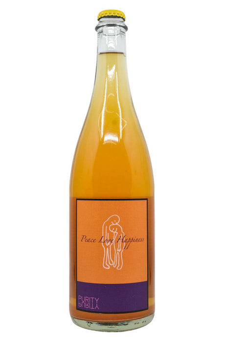 Bottle of Purity Wine Peace, Love, and Happiness Petnat NV-Sparkling Wine-Flatiron SF