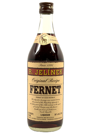 Bottle of R. Jelinek Fernet-Spirits-Flatiron SF