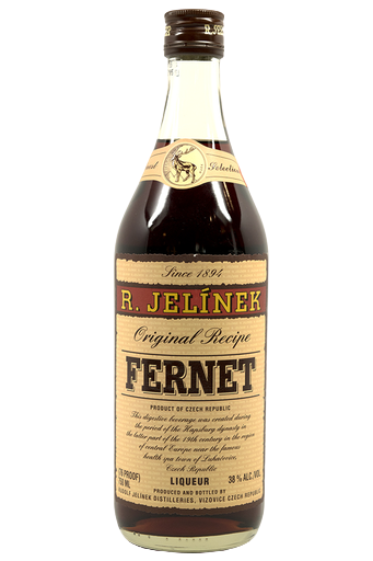 Bottle of R. Jelinek Fernet-Spirits-Flatiron SF