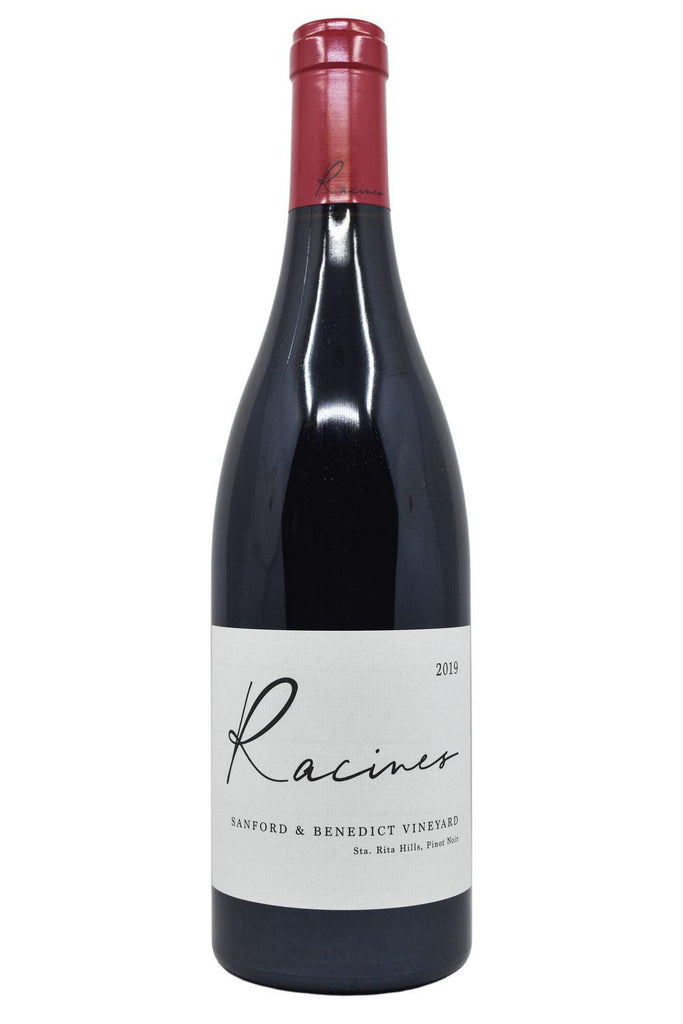 Bottle of Racines Sta Rita Hills Pinot Noir Sanford & Benedict Vineyard 2019-Red Wine-Flatiron SF