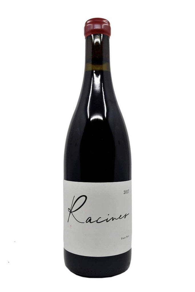Bottle of Racines Sta. Rita Hills Pinot Noir Sanford & Benedict Vineyard 2017-Red Wine-Flatiron SF