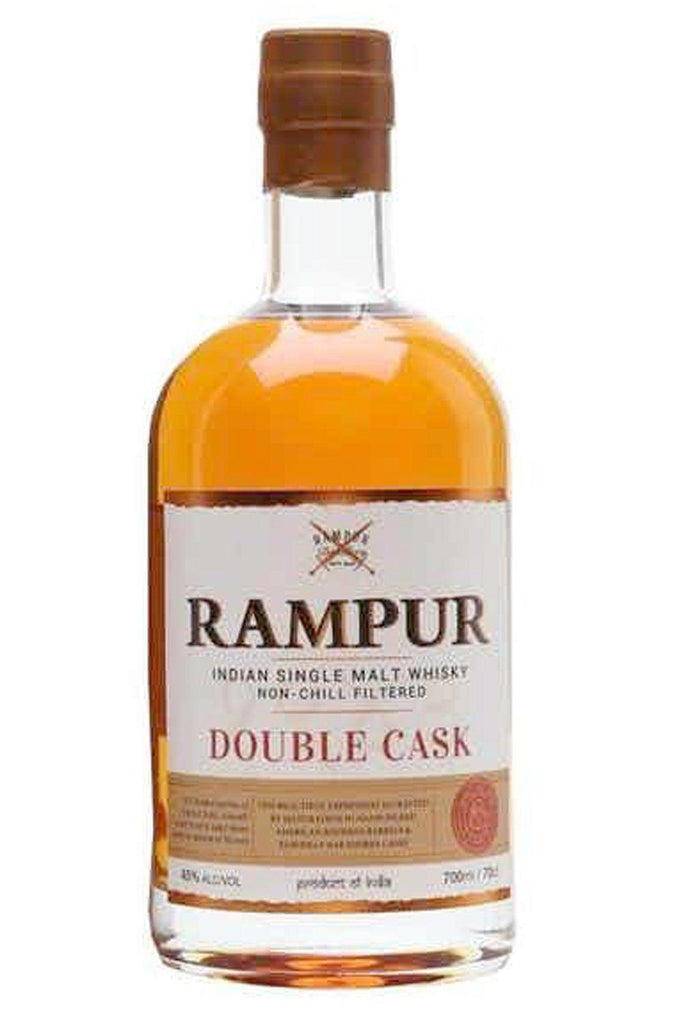 Bottle of Rampur Double Cask Single Malt Whisky India-Spirits-Flatiron SF